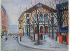 "le Theatre De L'atelier A Paris" by Lucien Genin