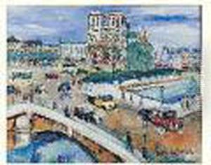 Paris, Notre-dame Et Les Quais by Lucien Genin
