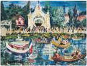Devant Le Casino by Lucien Genin