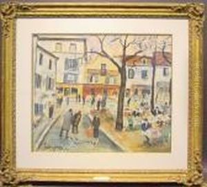 La Place Du Tertre by Lucien Genin
