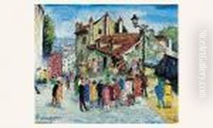 La Maison De Mimi Pinson A Montmartre by Lucien Genin