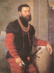 Portrait of a Soldier 1555-59 by Giovanni Battista Moroni