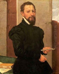 Portrait of a Man 1560 by Giovanni Battista Moroni