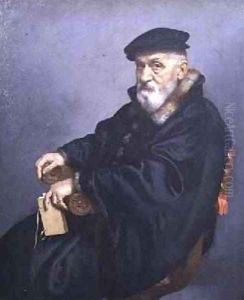 Portrait of an old man by Giovanni Battista Moroni