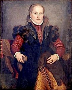 Portrait of Angelica Agliardi de Nicolinis by Giovanni Battista Moroni