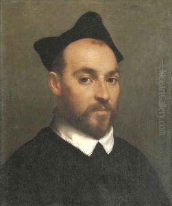 Portrait of a priest, bust-length