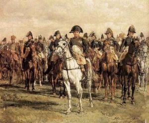 Napoleon and his Staff 1868 by Jean-Louis-Ernest Meissonier