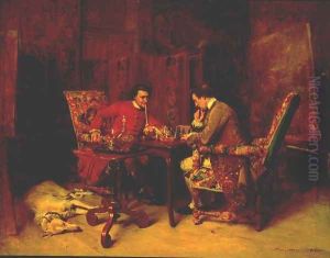 Chess Players by Jean-Louis-Ernest Meissonier