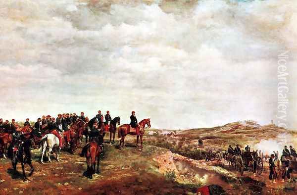 Napoleon III at the Battle of Solferino - view 1