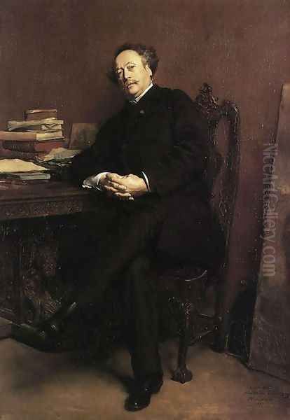 Portrait of Alexandre Dumas, Jr - view 1
