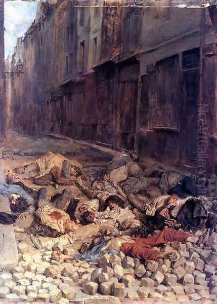 The Barricade by Jean-Louis-Ernest Meissonier