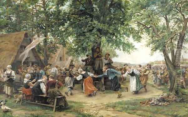 The village festival - view 1