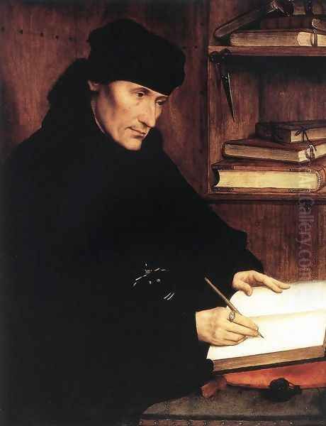 Portrait of Erasmus of Rotterdam 1517 - view 1