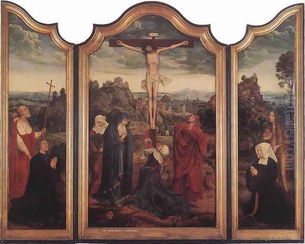 Christ on the Cross with Donors c. 1520 - view 1