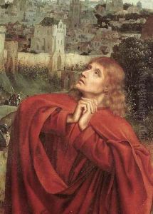 Christ on the Cross with Donors (detail) c. 1520 by Quinten Metsys