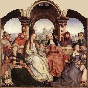 St Anne Altarpiece (central panel) 1507-08 by Quinten Metsys