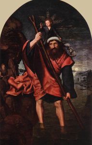 St Christopher by Quinten Metsys