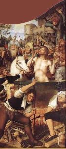 St John Altarpiece (right wing) 1507-08 by Quinten Metsys