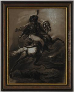 Officier De La Garde Imperiale Chargeant