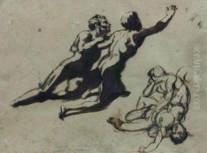 Etude Pour Deux Groupes De Naufrages Du Radeau De La Meduse