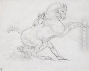 Etude Pour La Course Des Chevaux Libres