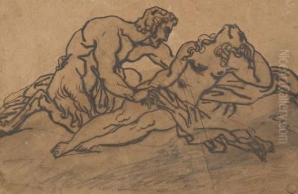 Nymphe Et Satyre - view 1