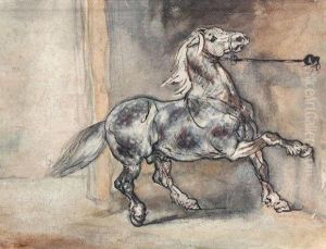 Cheval Effraye A L Ecurie