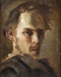 L'artiste Par Lui-meme, Dit Aussi Autoportrait De Gericault by Theodore Gericault