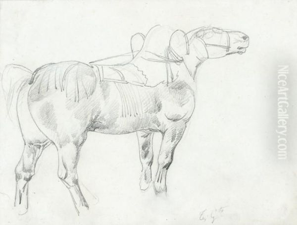 Cheval De Trait, Esquisse - view 1