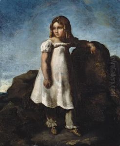 Elisabeth Dedreux Enfant Dans La Campagne