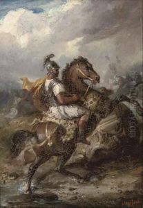 A Classical Soldier On A Rearing Horse
