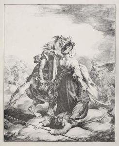 Mameluck Defendant Un Trompette Blesse by Theodore Gericault