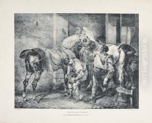 The English Farrier by Theodore Gericault