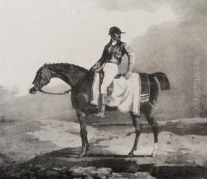 Cheval Anglais Monte Par Un Jockey (deltiel 70) by Theodore Gericault
