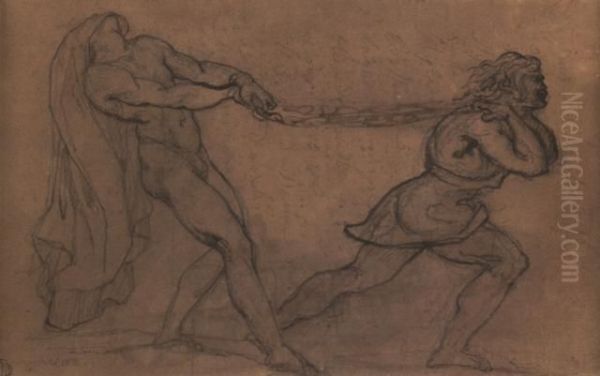 Allegorical Struggle - view 1