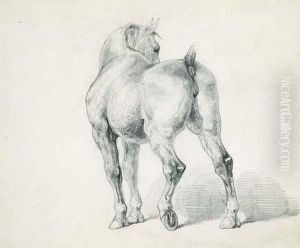 A Carriage Horse by Theodore Gericault