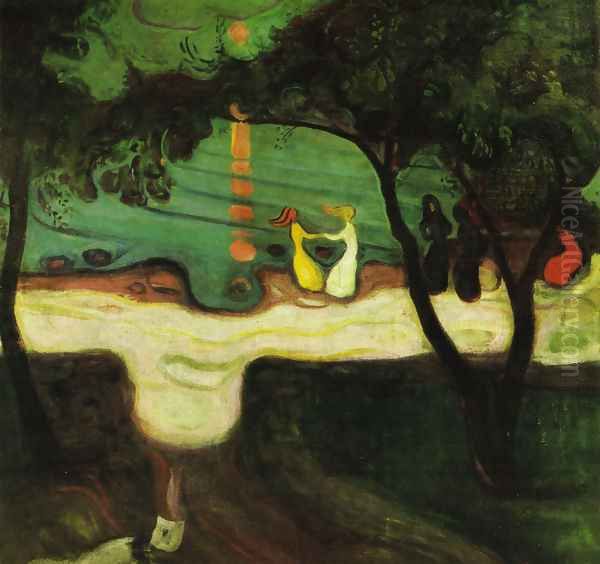 Dance on the beach 1904 - view 1