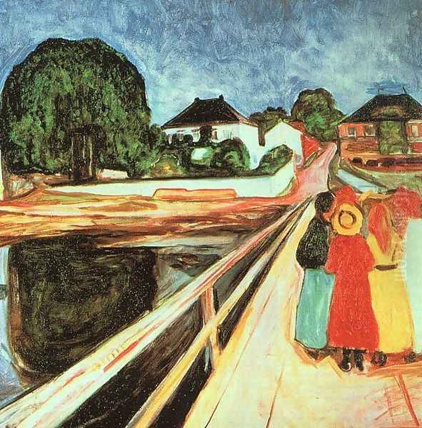 Girls on a Bridge - view 1