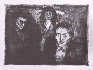 passion (jalousie) 1914 by Edvard Munch
