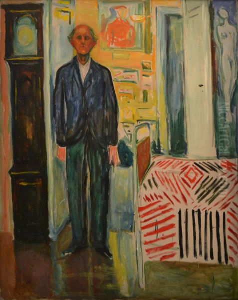 Self-Portrait, Between Clock and Bed - view 1