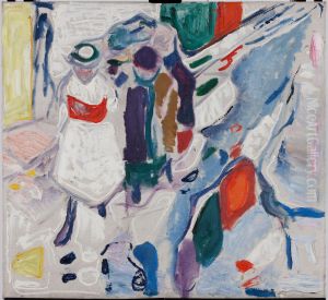 Children in the Street by Edvard Munch