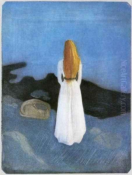 Girl on the Beach - view 1