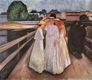 The Ladies on the Bridge 2 by Edvard Munch