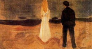 The solitary ones by Edvard Munch