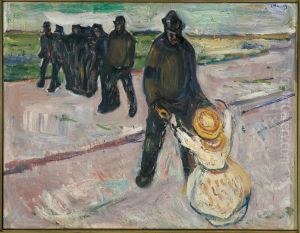 Worker and Child by Edvard Munch