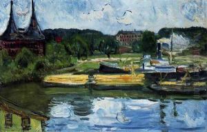 The wave by Edvard Munch