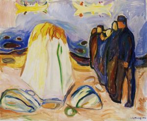 Meeting by Edvard Munch
