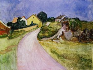 Street in Asgardstrand by Edvard Munch