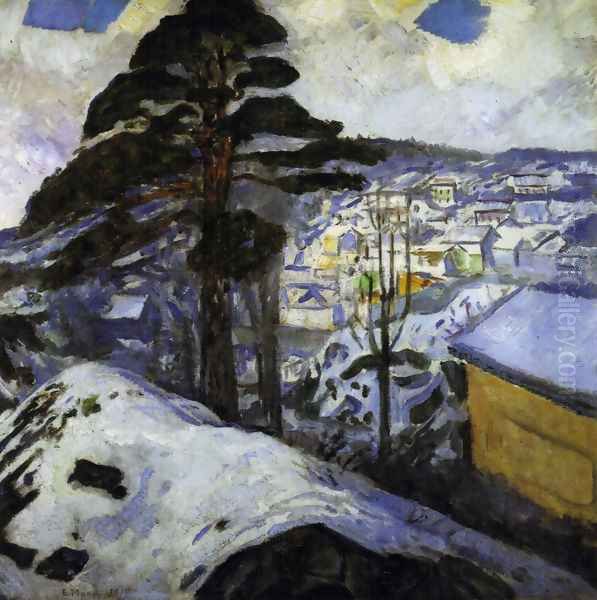 Winter at Kragerö 1912 - view 1