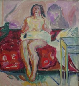 Girl Yawning by Edvard Munch